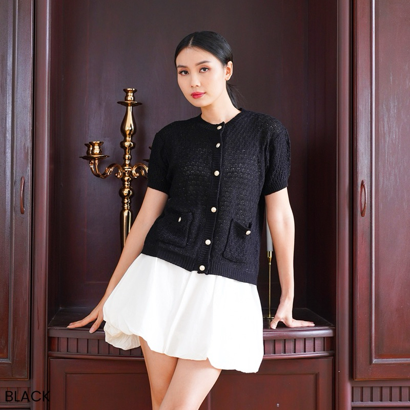 O2DFASHION | KEIKO BLOUSE RAJUT | atasan rajut wanita | blouse rajut wanita