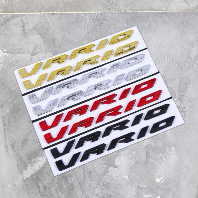 Stiker Emblem Vario 160 Sticker Logo Timbul Full Body Cbs Abs Merah Gold Hologram Jepang 125 150 3D