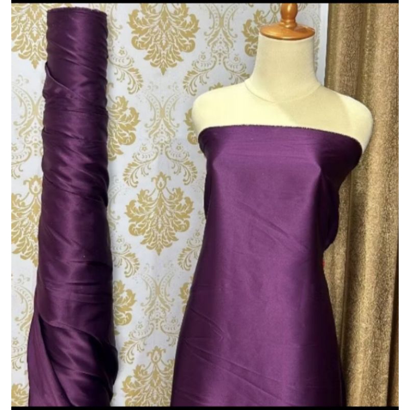 Kain bahan satin velvet premium / kain satin velvet meteran