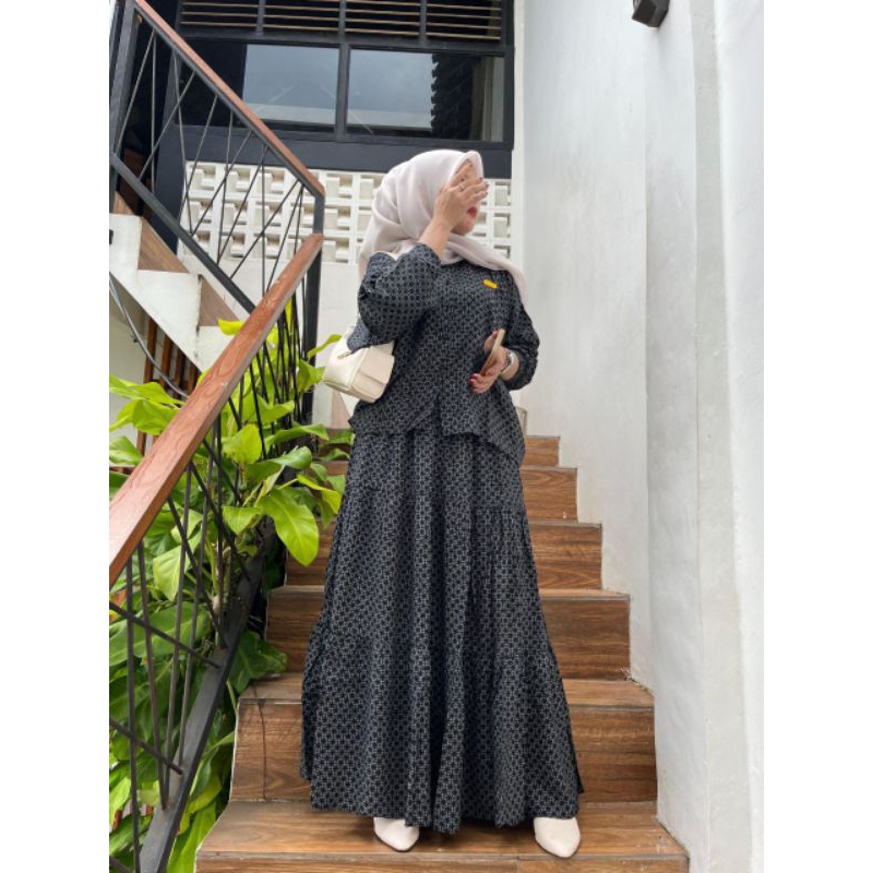 SET ROK /setelan cewek/outfit keren