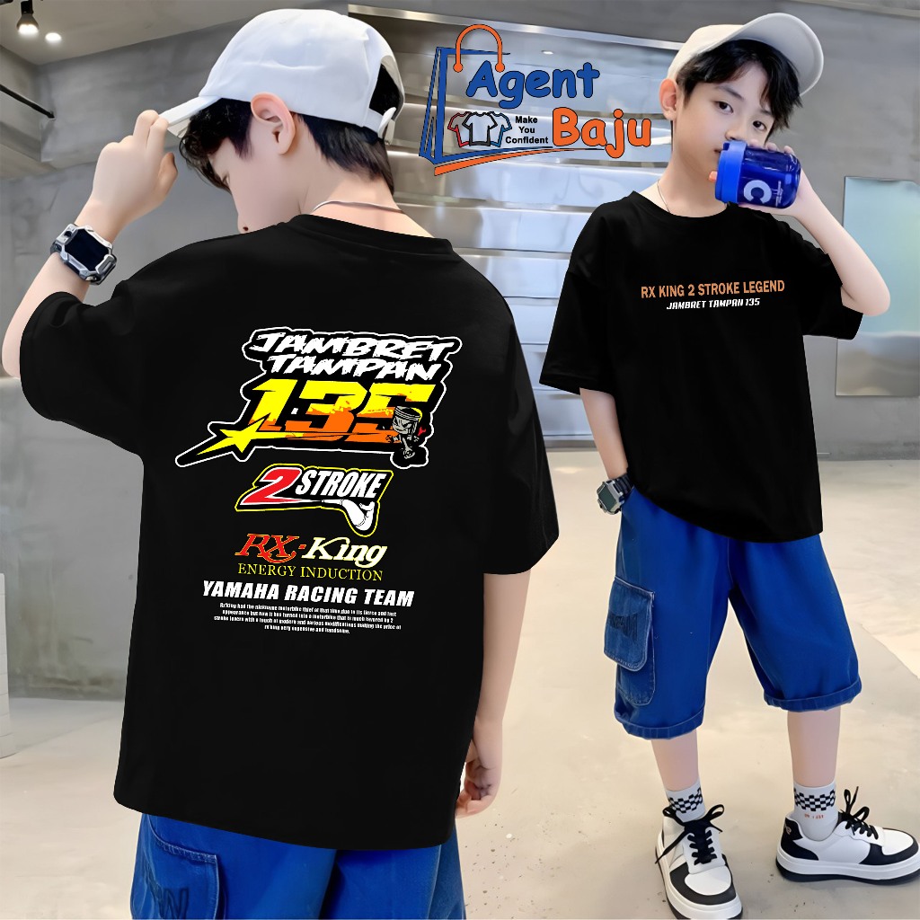 KAOS ANAK RX KING TERLARIS JAMBRET TAMPAN | T-SHIRT RXKING 2 STROKE LEGEND JT | Kaos Two Stroke 135c