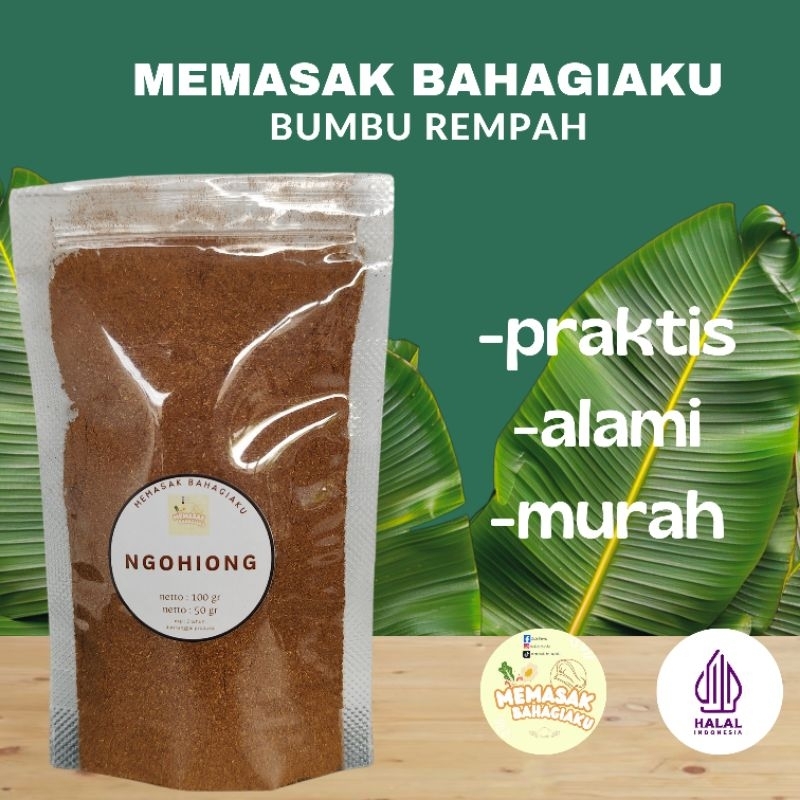 

ngohiong bubuk lima rempah 50 gram 100 gram /ngohyong bubuk murni tanpa campuran/bumbu dapur / bumbu rempah / rempah bubuk/ bumbu masak / ngohiong bubuk murni