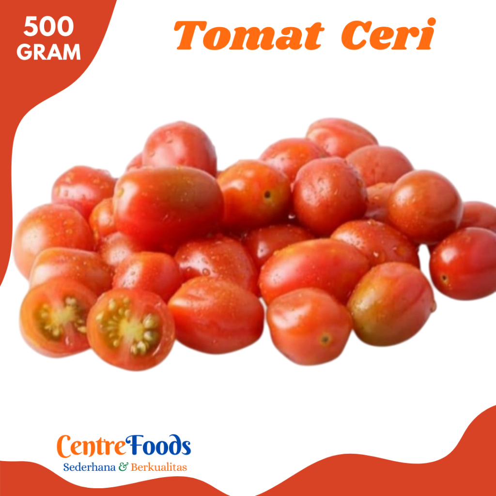 

TOMAT CERI Merah - Tomat Cherry Fresh | 500gr [ Harga Per 0,5 Kg ]