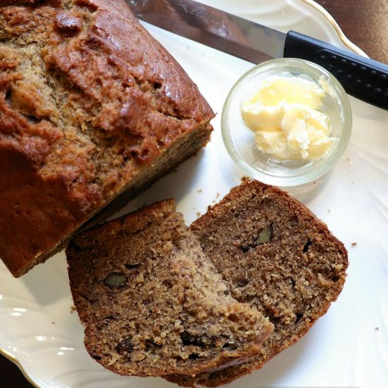 

TheLastCrumbs.ID Banana Bread with Walnut | Kue Pisang Kacang Kue Jakarta