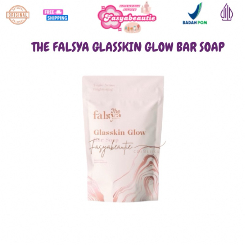 (READY STOCK) SABUN GLASSKIN GLOW BY THE FALSYA BEAUTY SABUN THE FALSYA BEAUTY GLASSKIN GLOW SOAP BA