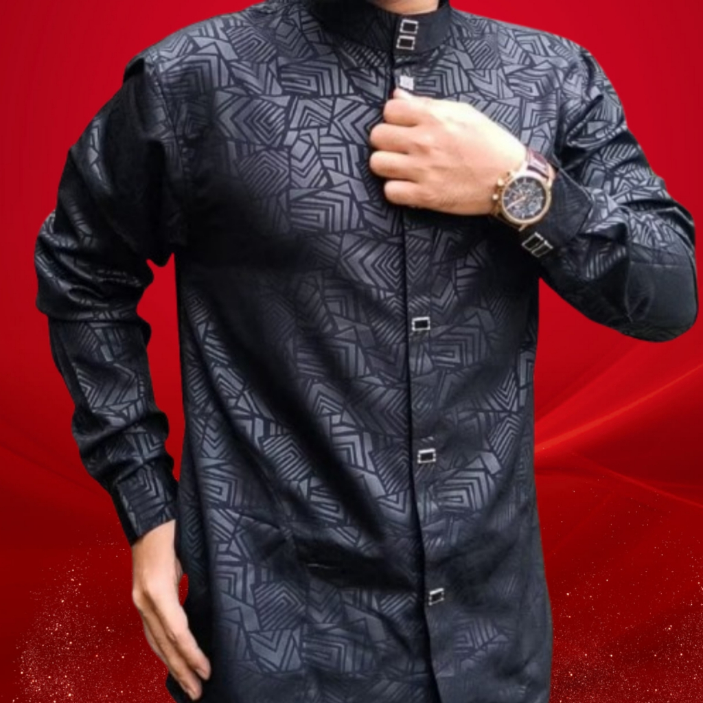 kemko sultan embos baju koko muslim pria dewasa original