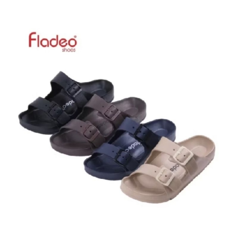 Tripigo Sandal Selop Fladeo All Varian Sendal Karet Dobel Tali Sandal Slide Kekinian Untuk Pria Dan 