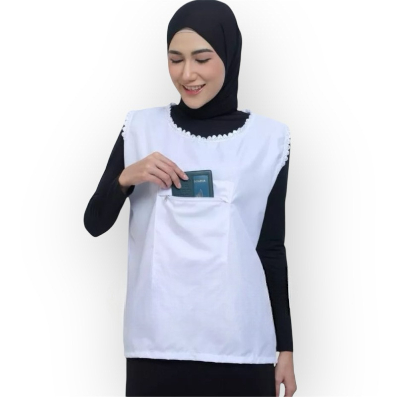 Kaos Dalaman Berkantong Wanita Dalaman Gamis Untuk Umroh Dan Haji