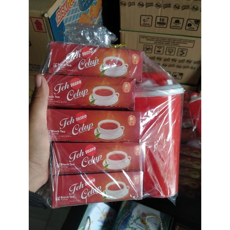 

(GRATIS HADIAH)PAKET TEH CELUP SOSRO
