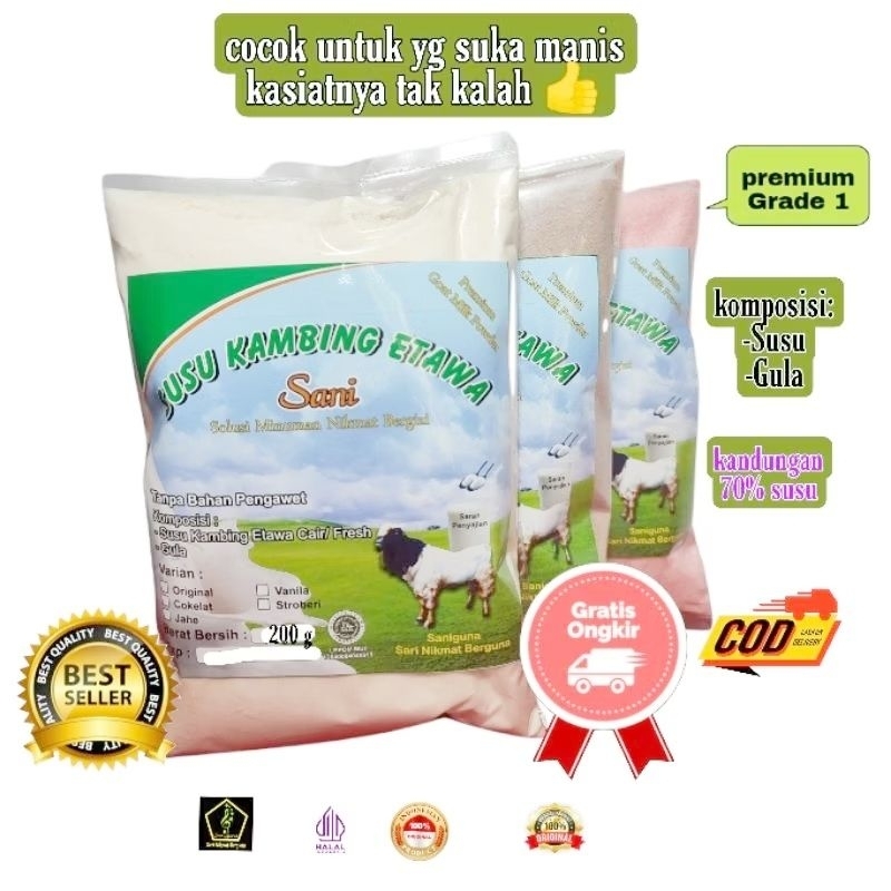 

Susu kambing etawa grade 1 200g