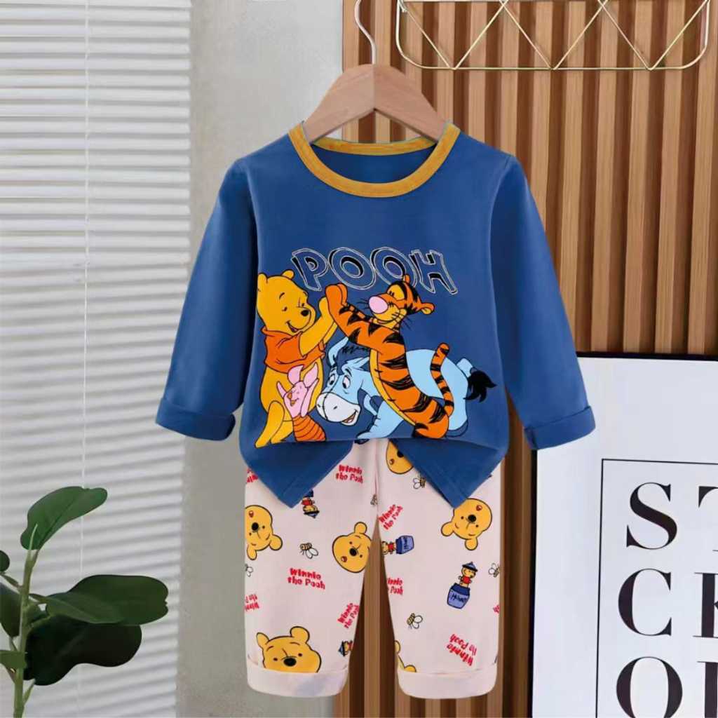 [BISA COD] TSC PIYAMA ANAK ORGANIK PP PREMIUM KUBAO USIA 1 S.D 11 TAHUN