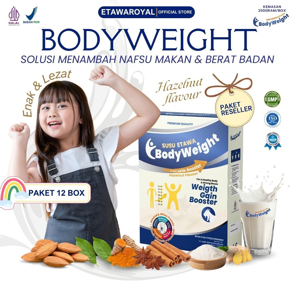 

Susu Kambing Etawa Penggemuk Badan Efektif BodyWeight Susu Etawa untuk Penambah Berat Badan Paket 12 Box