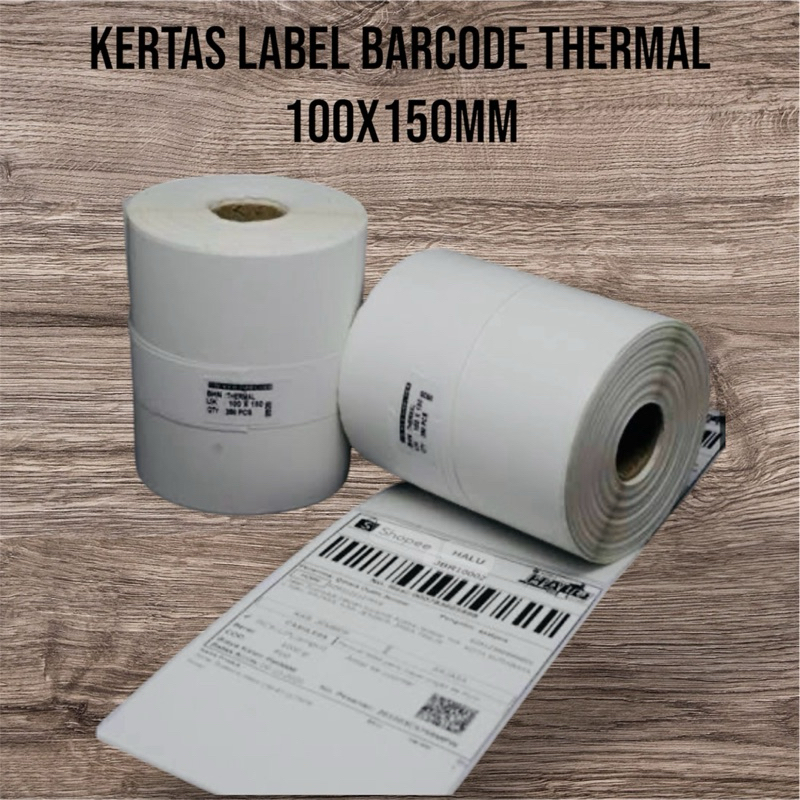 

AIMO Thermal Paper 100 x150mm A6-500pcs stiker Label Kertas resi Shipping Label untuk AIMO D520…..
