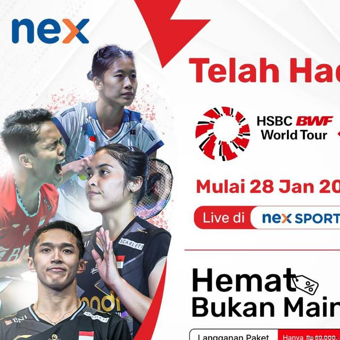 Nex Parabola, BWF Badminton 1 tahun