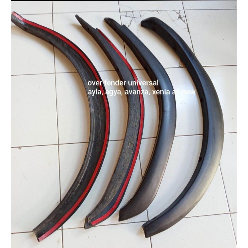 over fender atas ban mobil ayla/agya/avanza