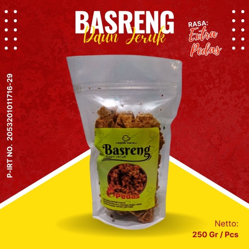 

BASRENG DAUN JERUK EXTRA PEDAS 250 GR DAPUR TASYA