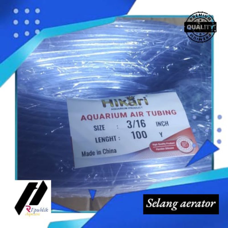 selang aerator permeter gelembung / selang aerator/1mtr