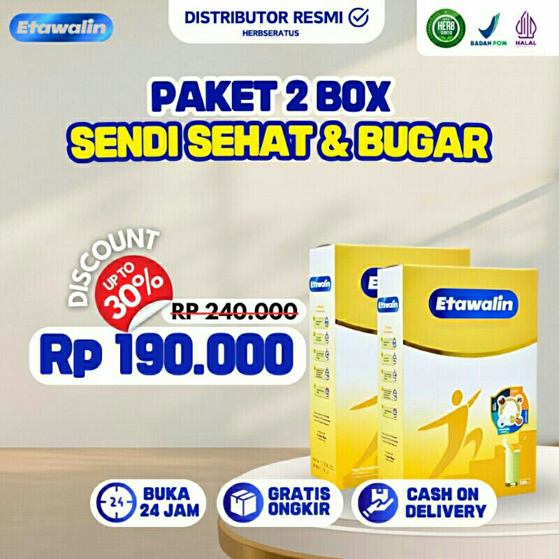 

2 box Etawalin - Susu Kambing Atasi Nyeri Sendi Sakit Lutut Dan Asam Urat
