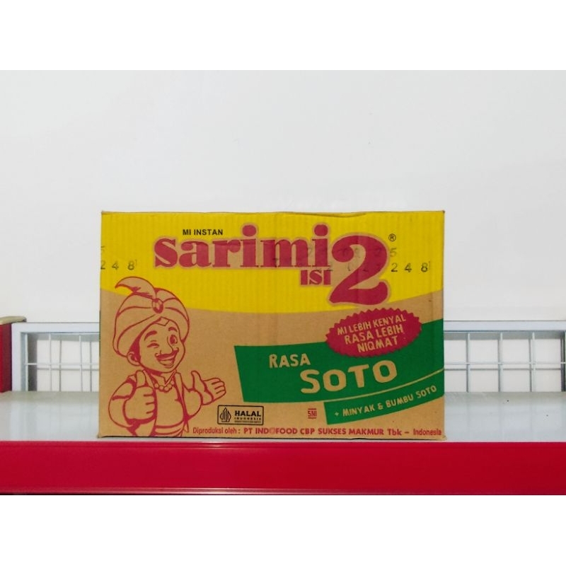 

Sarimi isi 2 Soto 1 Dus (1 Dus isi 24 Bungkus)