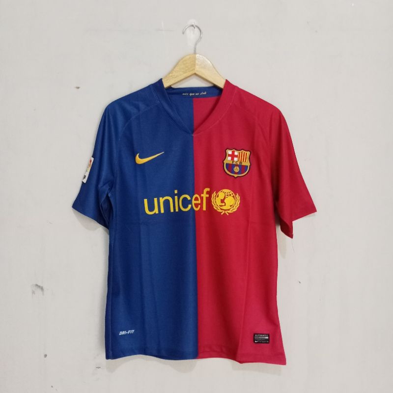 Jersey Barcelona Home 2008/2009 Sixtuple Final Roma