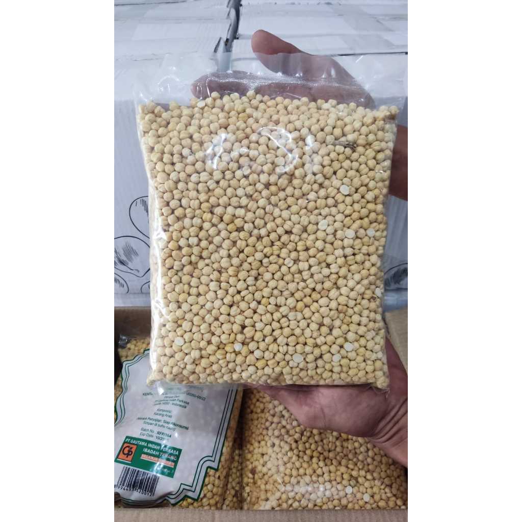 

Super Premium Kacang Arab Renyah dan gurih 1kg/Kacang Oleh Oleh Haji