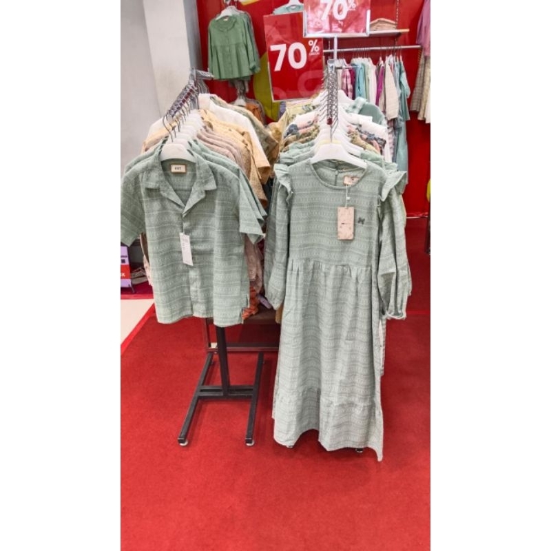 Dress & kemeja anak exit original