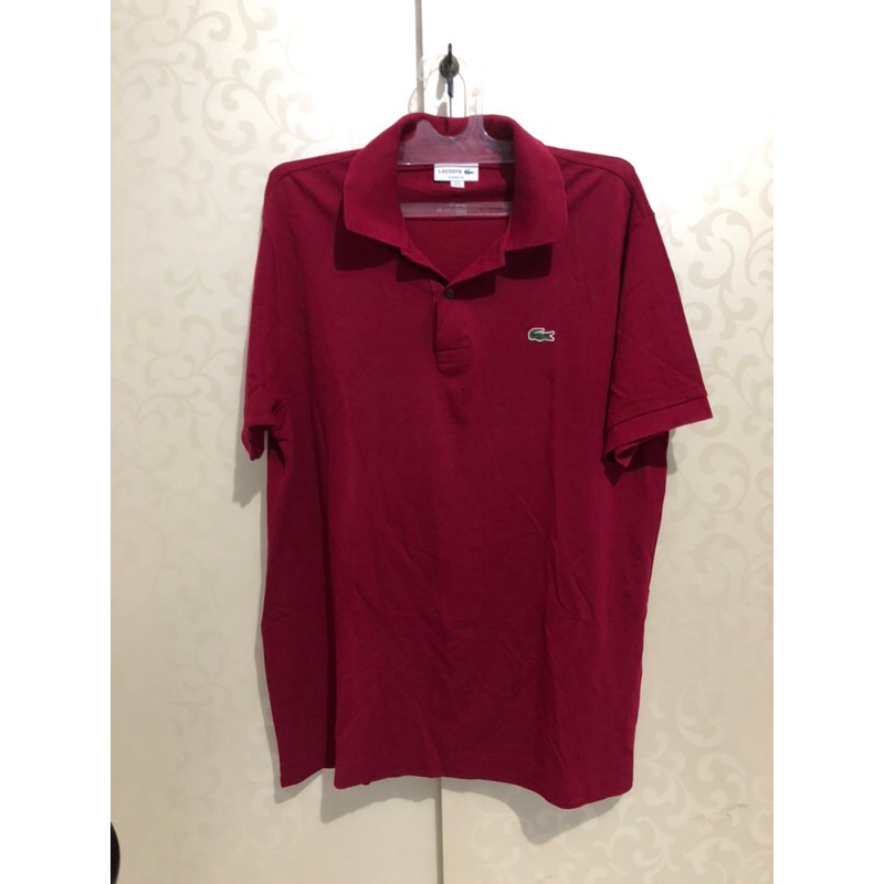 kaos polo imlek lacoste uk XL - used