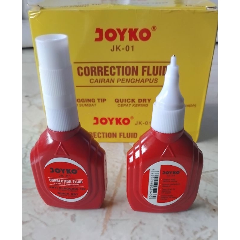 

Tipe--x cair / Correction fluid Joyko jk--01 / pcs
