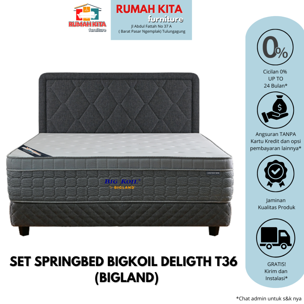 SET SPRINGBED BIGLAND BIGKOIL DELIGHT