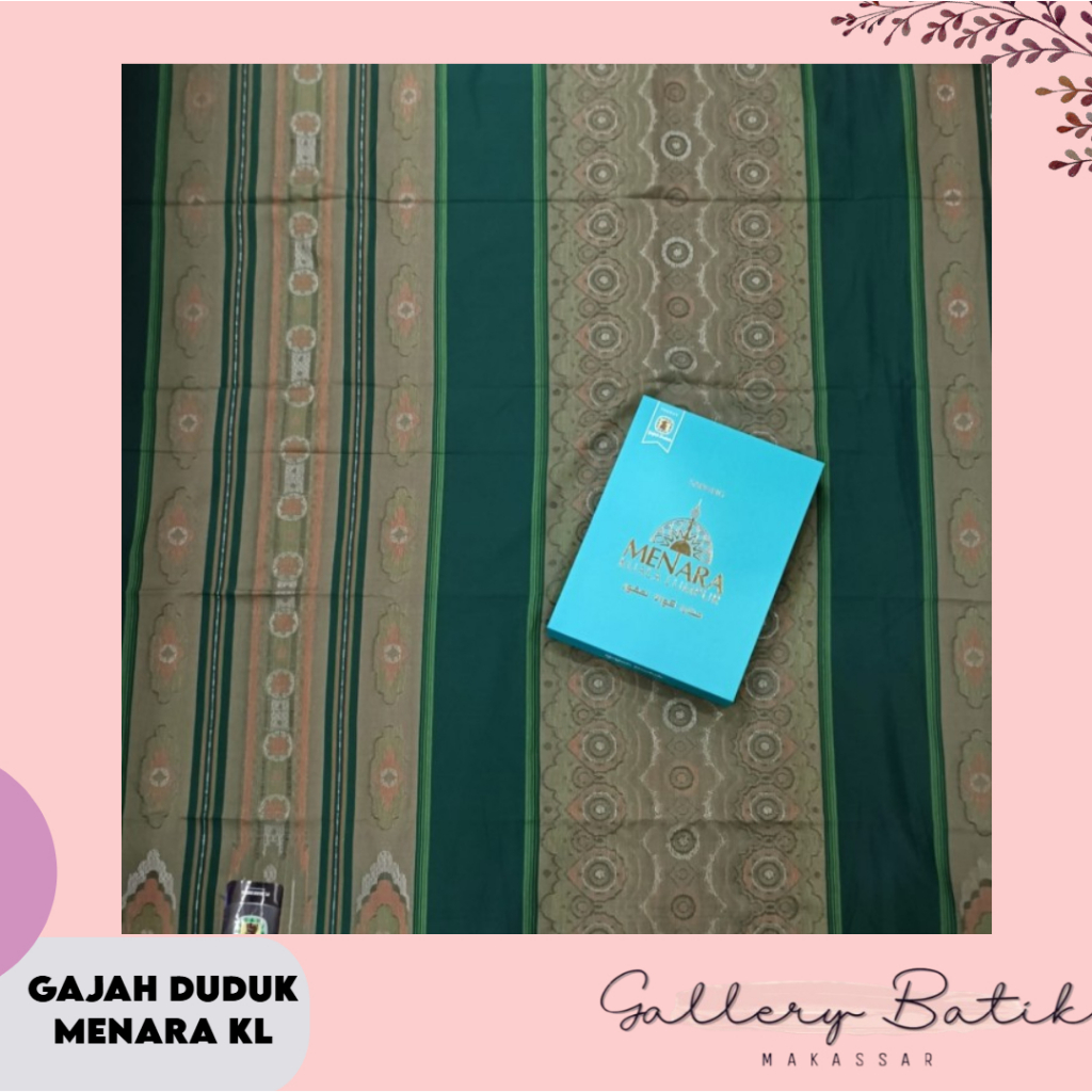 Sarung Gajah Duduk Menara Kuala Lumpur || Original Gajah Duduk Termurah Makassar [[Gallery Batik Mak