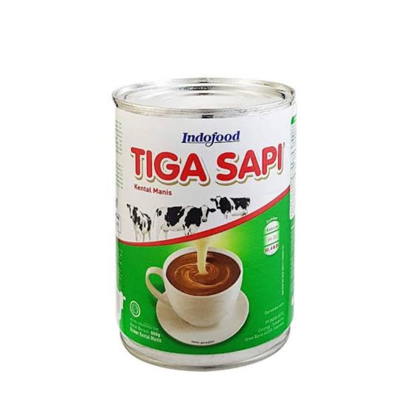 

Tiga Sapi Kental Manis [SKM/kaleng/490g/krimer]
