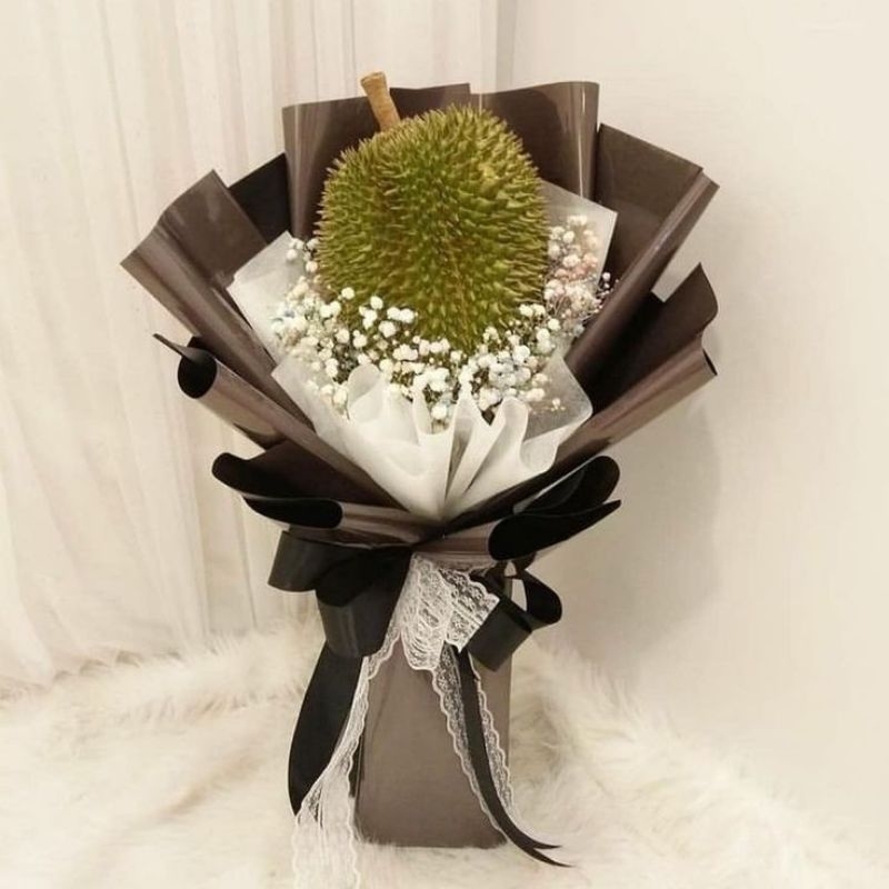 

Buket single buah durian, Bouquet buah durian single