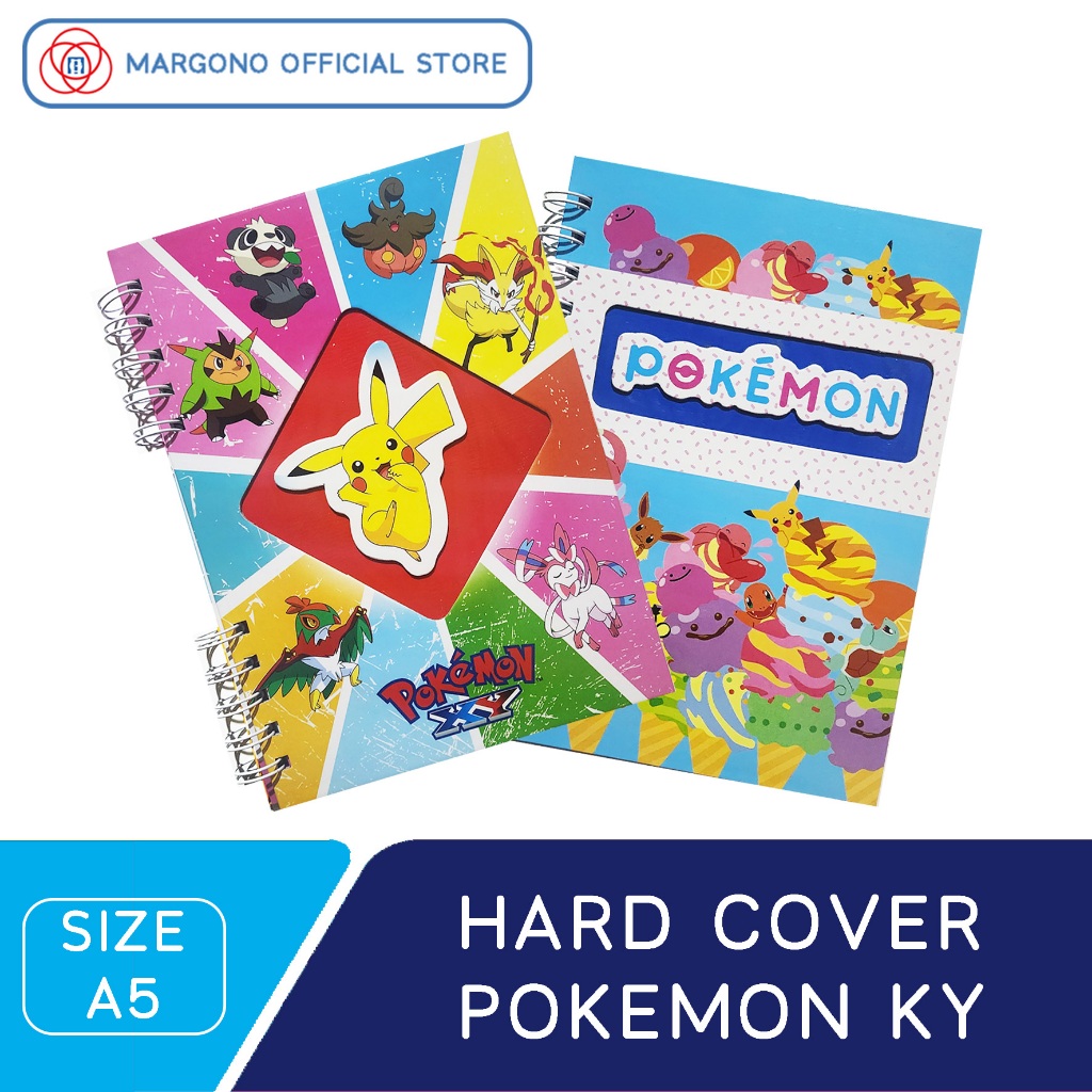 

KY Buku Hard Cover Spiral Notebook A5 Pokemon - 50 Lembar