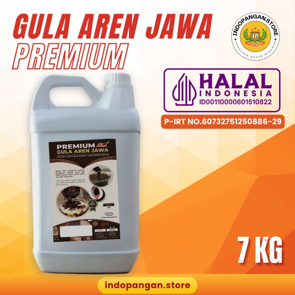 

Brown Sugar / Gula Jawa Aren / Gula Merah Cair Premium 7 Kg