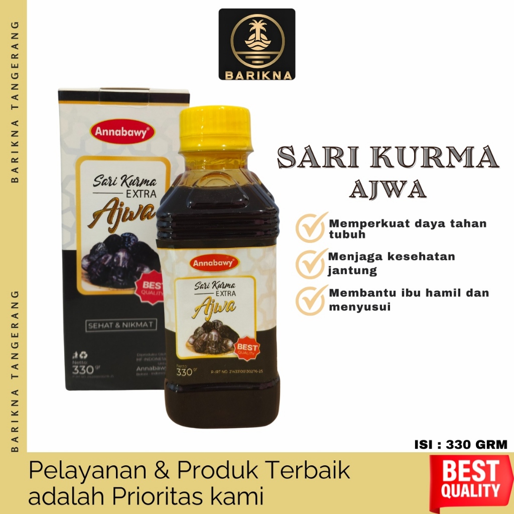 

SARI KURMA/SARI KURMA EXTRA AJWA/ANNABAWY 330GR