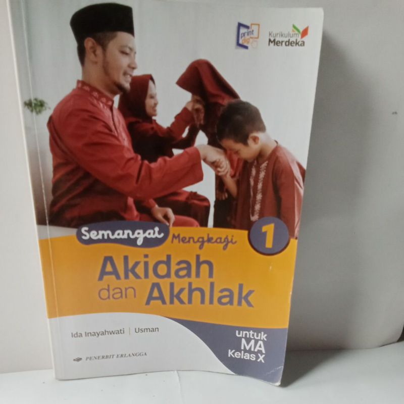 semangat mengkaji aqidah dan akhlak untuk Ma kelas 10 kurikulum merdeka