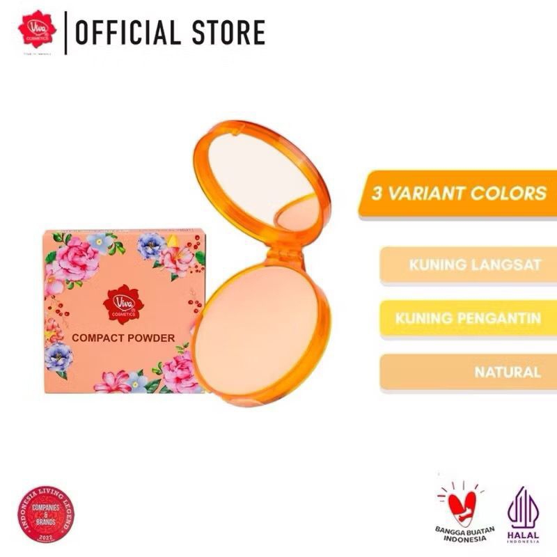 VIVA COMPACT POWDER ORANGE