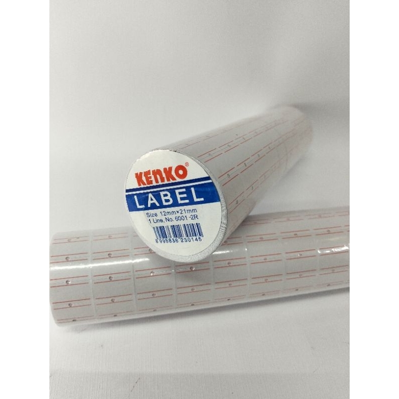 

Kenko Price Label / Label Harga 6001-2R (1line) SLOP