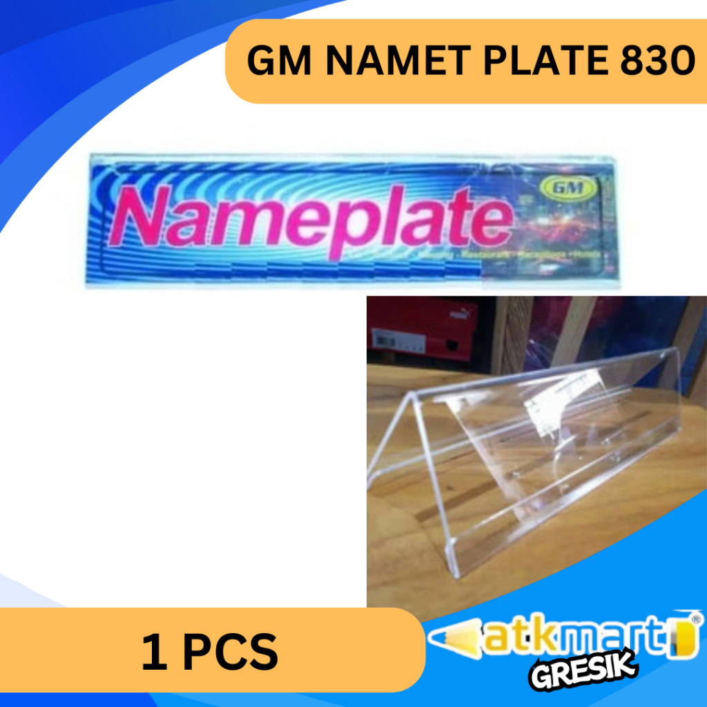 

Gm name plate 830 papan nama resepsionis