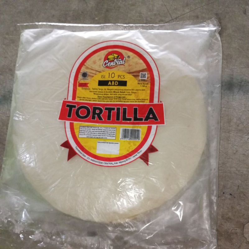 

Tortila central sedang isi 10pcs