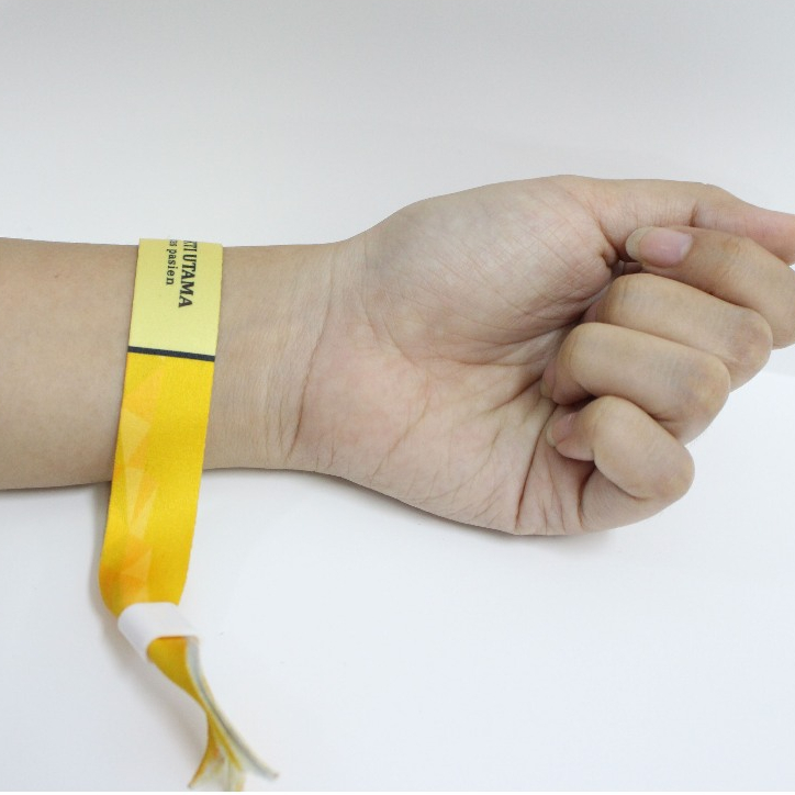 Custom Cetak Gelang Tiket Wahana  / Gelang Tiket  Konser / Gelang Event Custom / custom Gelang Acara