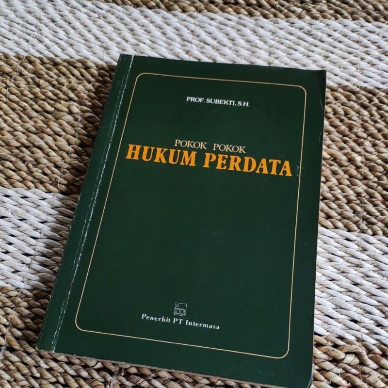 POKOK POKOK HUKUM PERDATA - PROF SUBEKTI original