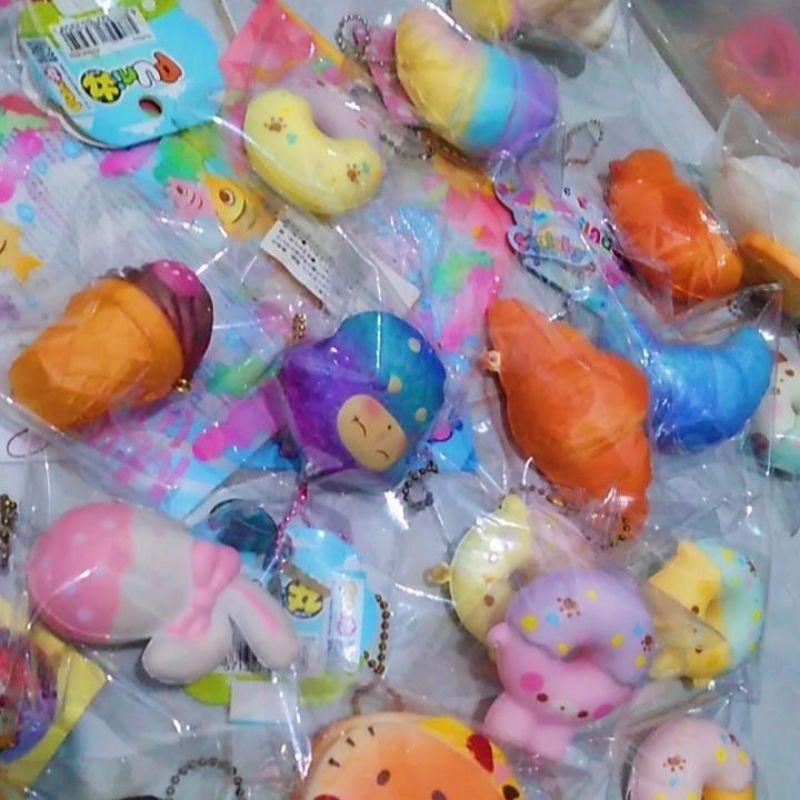 FLASH SALE SQUISHY LICENSED AND HOMEMADE, SQUISHY PRELOVED
