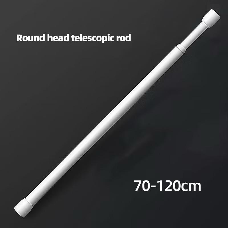 Tiang gorden fleksibel tongkat pipa ajaib tiang gorden kolong dapur tiang kamar mandi tongkat flexib