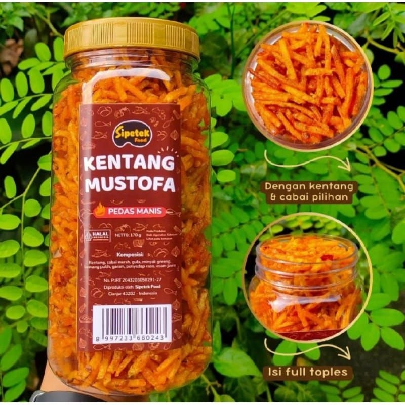 

Kentang Musthofa Pedas Manis dan Gurih (Kentang Musthofa Toples)