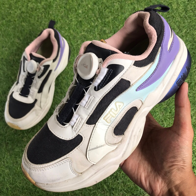 FILA Boa System Peach Purple sneakers size 37
