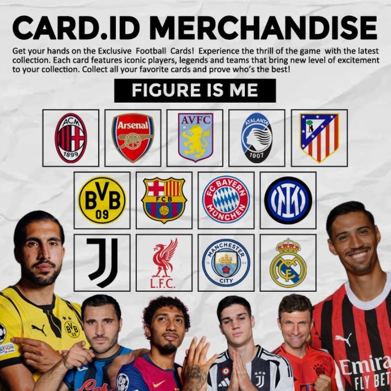 Photocard Bola Champions League 24-25