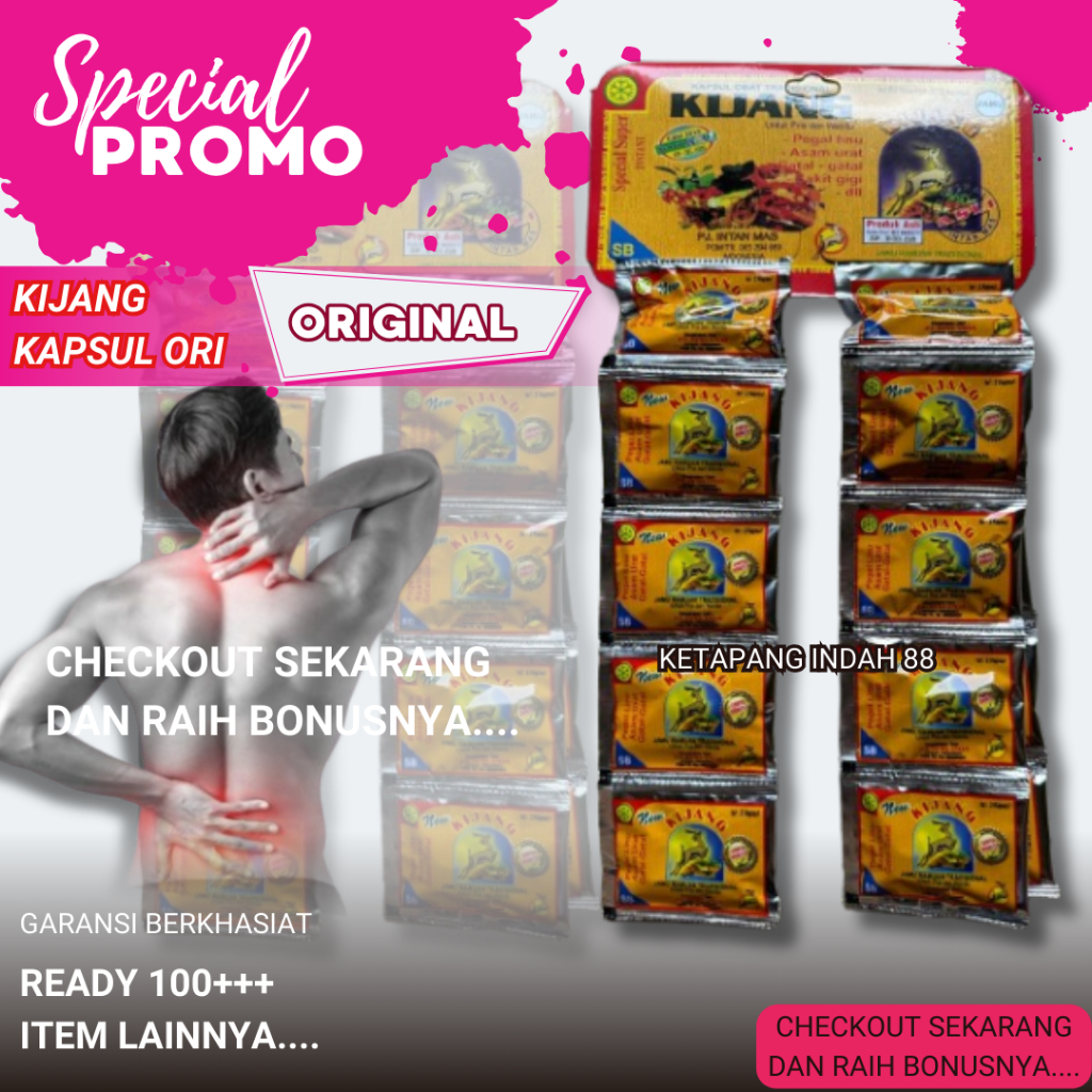 KAPSUL KIJANG HERBAL ORIGINAL ISI 20 SASET