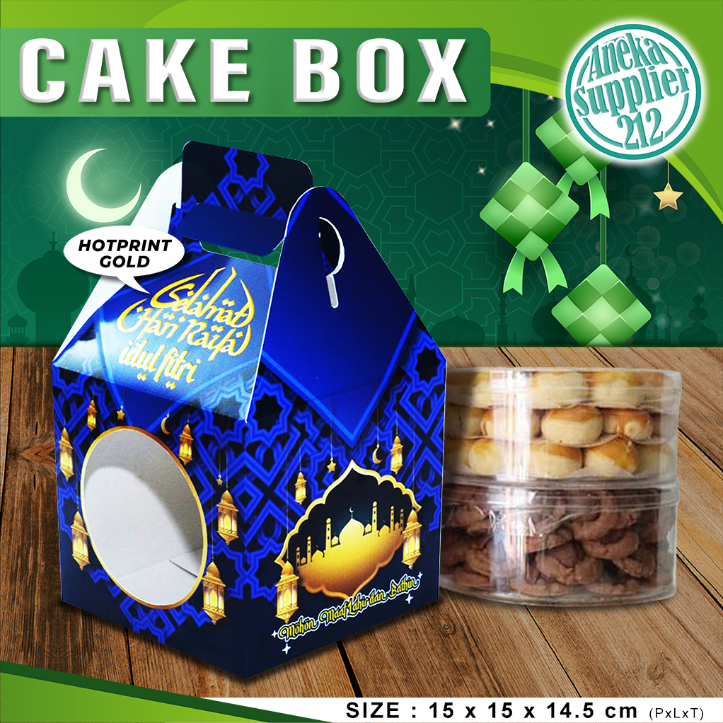 

Dus Kotak Box Kue Kering Lebaran Idul Fitri - Isi 2 Toples BL-2 (BIRU) (5 pcs)