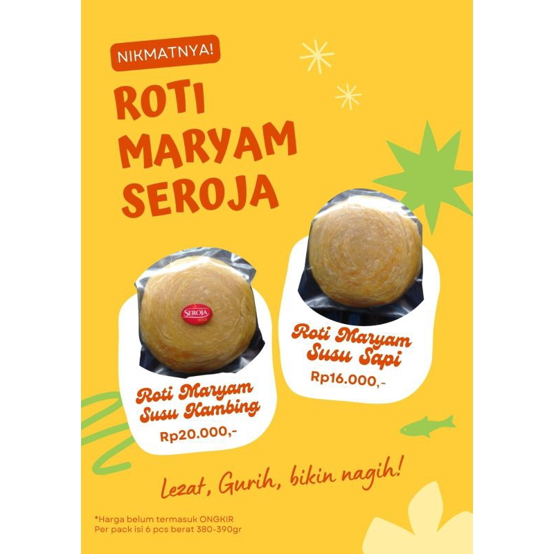 

ROTI MARYAM SUSU SAPI